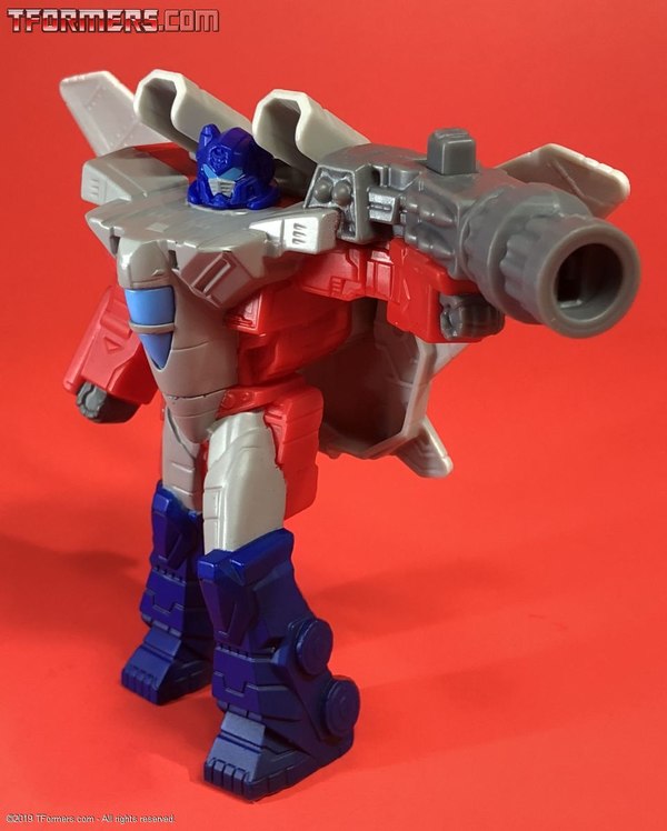 Gallery Burger King Sky Turbine Optimus Prime Cyberverse Transformers Toy  (19 of 38)